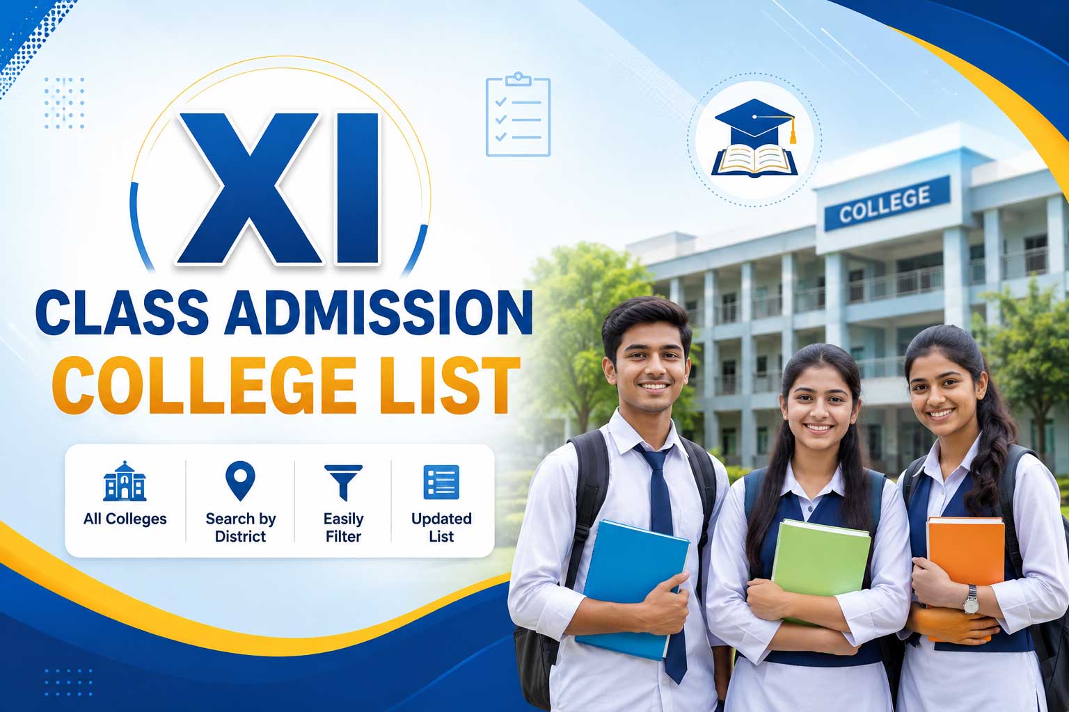 xi-admission-college-list 2026-2027